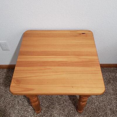 Lot 676: Oak Side Table