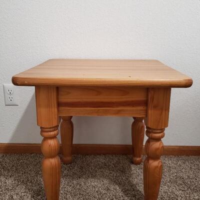Lot 676: Oak Side Table