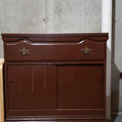 Lot 681: Small Antique Cabinet 