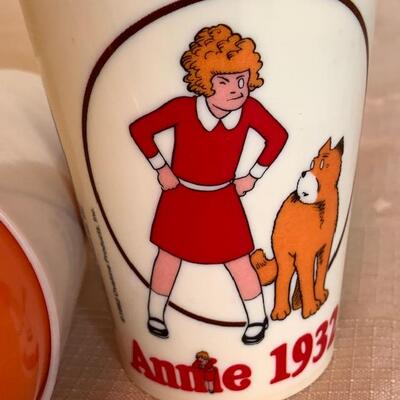 LOT 13 Orphan Annie Ovaltine Cups / Shakers