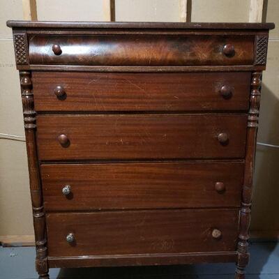 Lot 684: Vintage Dresser 38" Ã—20" Ã— 48"