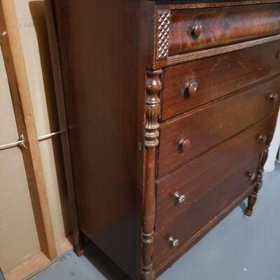Lot 684: Vintage Dresser 38" Ã—20" Ã— 48"
