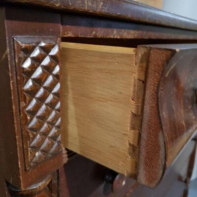 Lot 684: Vintage Dresser 38" Ã—20" Ã— 48"