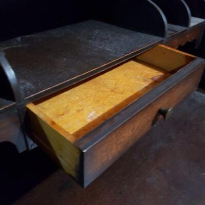 Lot 685: Antique Secretary 11" Ã— 18" Ã— 39.5"