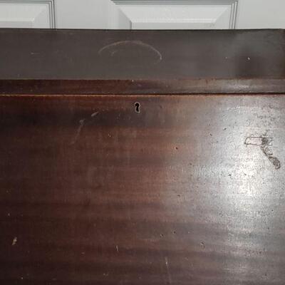 Lot 685: Antique Secretary 11" Ã— 18" Ã— 39.5"