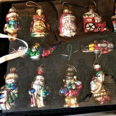 Lot #183  Thomas Pacconi Christmas Ornament Lot