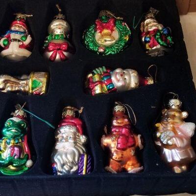 Lot #183  Thomas Pacconi Christmas Ornament Lot