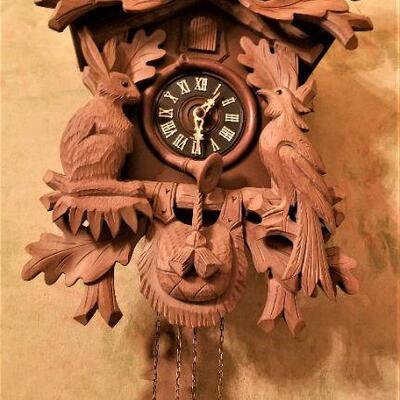Lot #193  Carved German Cuckoo Clock - working condition