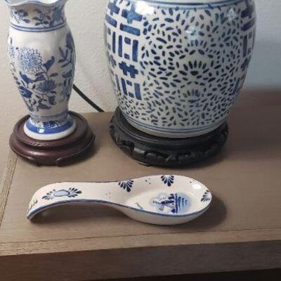 Blue China Pottery Lot