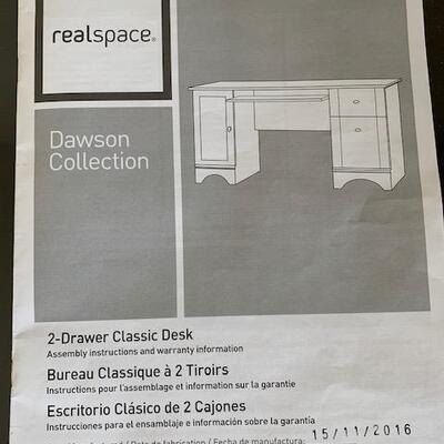 LOT 39 Real Space Computer Desk from Sears Slide Out Keyboard