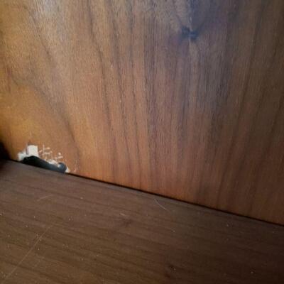 Lot 693: Large Bookcase (items on shelves not included)