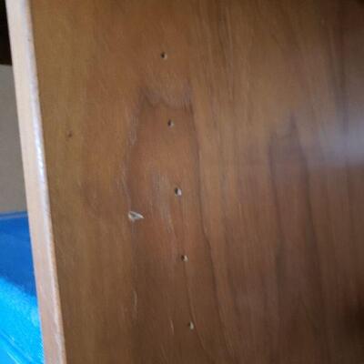 Lot 693: Large Bookcase (items on shelves not included)