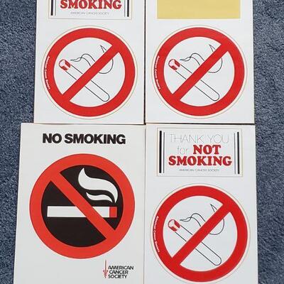 Lot 697: Vintage Stickers- Thank you for NOT SMOKING 
