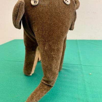 LOT 71  ANTIQUE TOY STUFFED ELEPHANT 