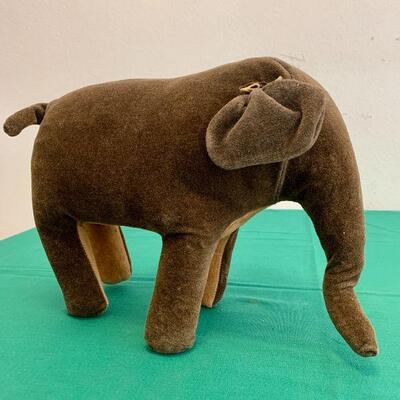 LOT 71  ANTIQUE TOY STUFFED ELEPHANT 