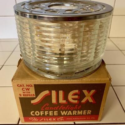 LOT 82 Silex Coffee Warmer by Candlelight Original Box