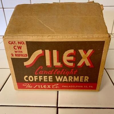 LOT 82 Silex Coffee Warmer by Candlelight Original Box