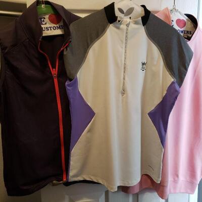 Lot 705: Golf Vests/Shirt lot