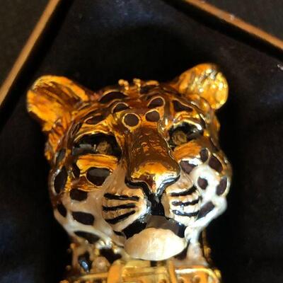 Jay Strongwater Leopard or Jaguar Designer Wine Bottle Stopper