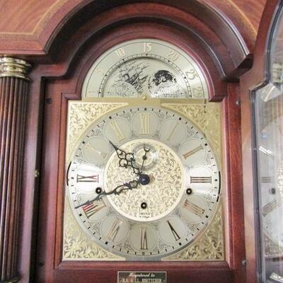 LOT 1  GORGEOUS WESTERN GERMANY GRANDFATHER CLOCK - TREND BY SLIGH