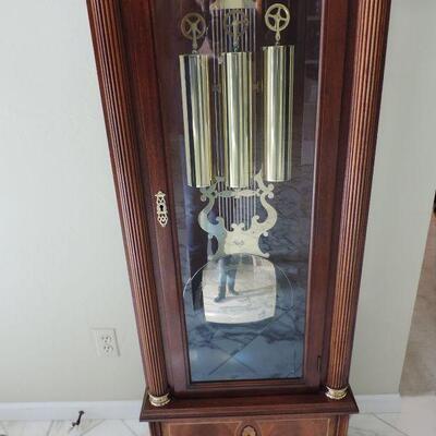 LOT 1  GORGEOUS WESTERN GERMANY GRANDFATHER CLOCK - TREND BY SLIGH