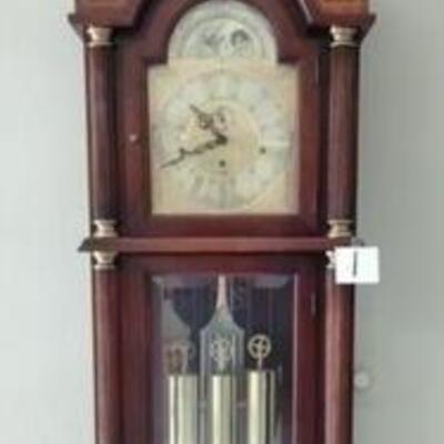 LOT 1 GORGEOUS WESTERN GERMANY GRANDFATHER CLOCK - TREND BY SLIGH