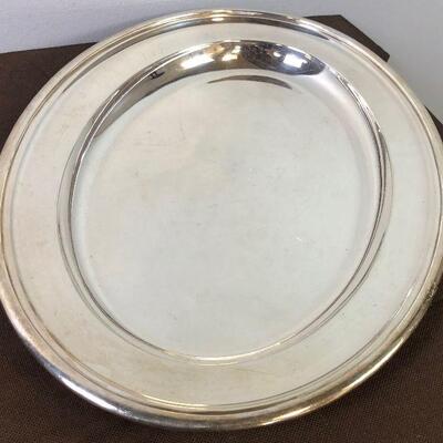 #3 Oval Silver (plate)  Platter 