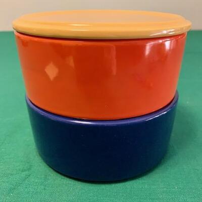 LOT 116 Vintage Fiesta Kitchen Kraft Refrigerator Storage Stacking Dishes