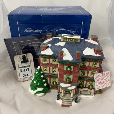 (34) Dept 56 | “Old Chelsea Mansion” Special Edition (1997) | Retired | MIB