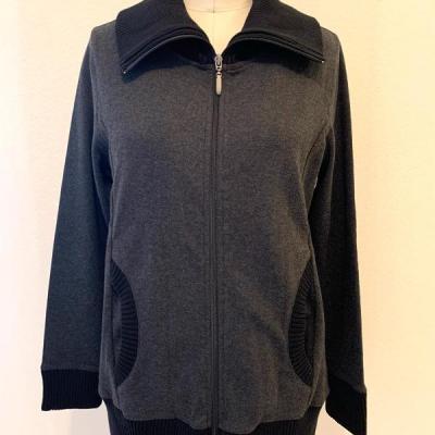 LOT 127 LADIES ZIP FRONT SWEATER AMBER SUN NORDSTRUM TAGS
