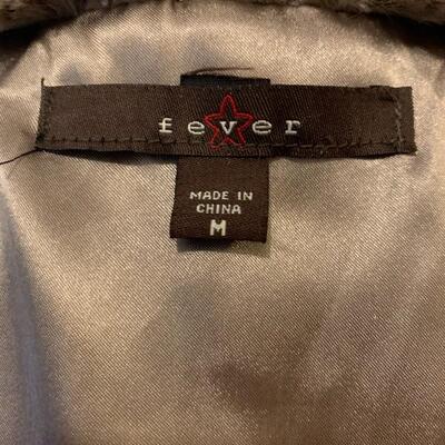 LOT 143 FAUX FUR VEST ZIP FRONT