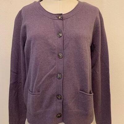 LOT 144 J JILL PURPLE SWEATER NWT 