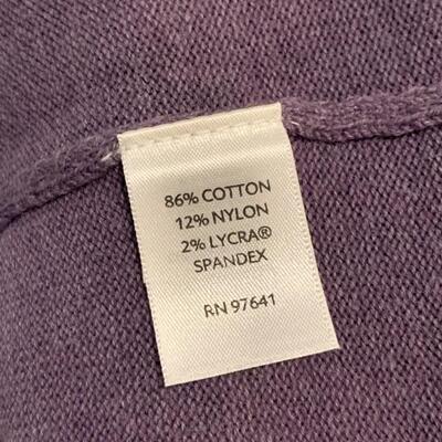 LOT 144 J JILL PURPLE SWEATER NWT 