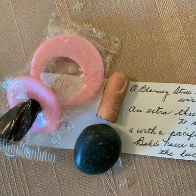 LOT 159 VINTAGE BABY SHOWER GIFT & IRISH SAYING