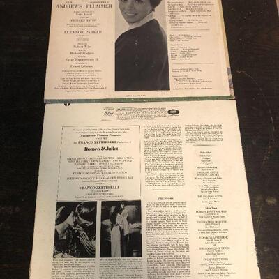 Vintage LP Record Album Lot 001 - Sound of Music & Romeo and Juliet 