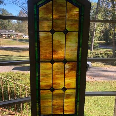 Antique Large Stained Glass Window - Window 2