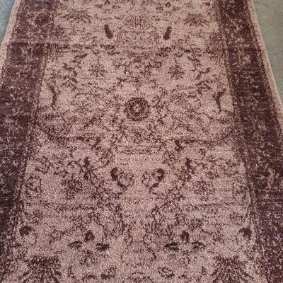 Lot 712: 3' Ã— 5' Purple Vista Rug