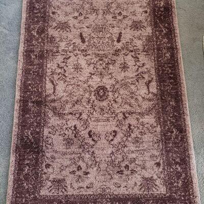Lot 712: 3' Ã— 5' Purple Vista Rug