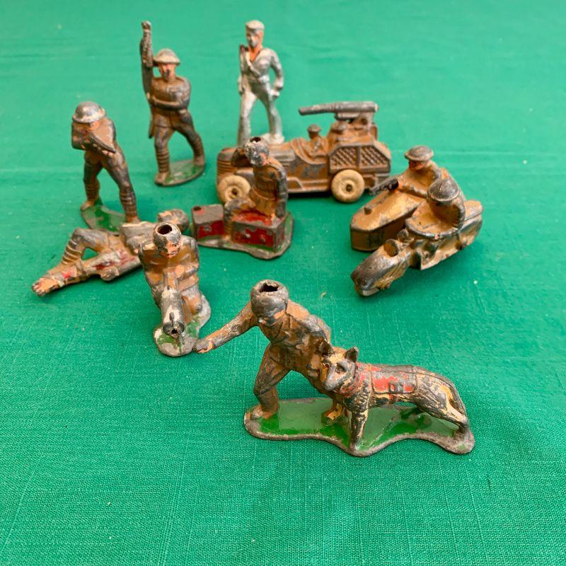 LOT 179 WWI LEAD TOY SOLDIERS AS IS CONDITION