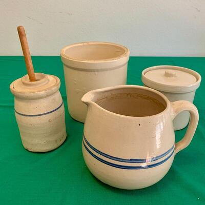 LOT 181 VINTAGE KITCHEN CROCKERY