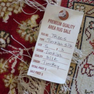 BLACK FRIDAY SALE Discount code: ABCBLACKFRIDAY     https://abcrugskilims.com/  Turkish Silk 005, Hand-Knotted Fine quality Turkish Silk...