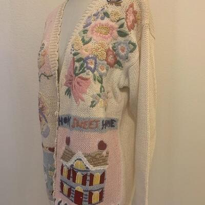 LOT 205 VINTAGE GLADYS BAGLEY WORLDS BEST MOM SWEATER