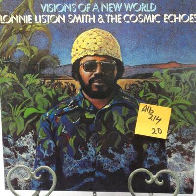 ALB214 LONNIE LSTON SMITH VISIONS OF A NEW WORLD VINTAGE ALBUM
