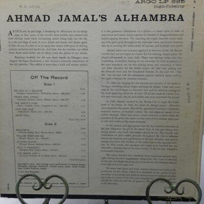 ALB211 AHMAD JAMAL ALHAMBRA VINTAGE ALBUM