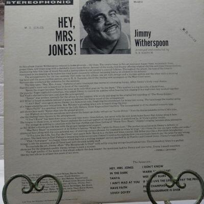 ALB165 JIMMY WITHERSPOON HEY MRS JONES VINTAGE ALBUM