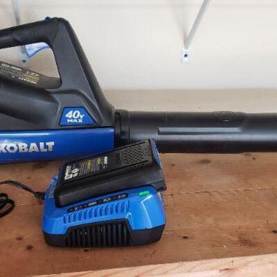 Kobalt Blower with Battery Charger 