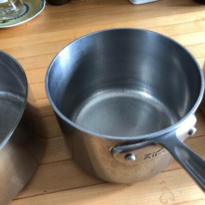 Lot of 4 All-Clad Pots