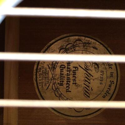 Beautiful EspaÃ±a Made in Sweden Guitar and Case