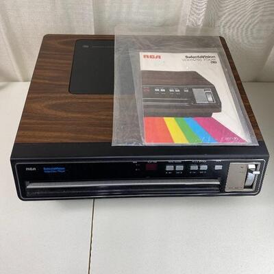 Lot# 210 RCA Selectavision Video Disc Player Model SGT 100 W