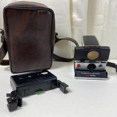 Lot# 211 s Vintage Polaroid SX-70 Land Camera Sonar One Step Camera 